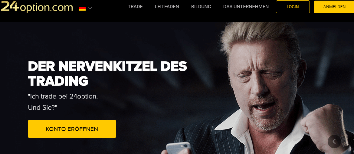 Screenshot: 24option