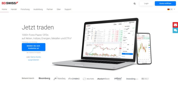 BDSwiss CFD Erfahrungen im Test