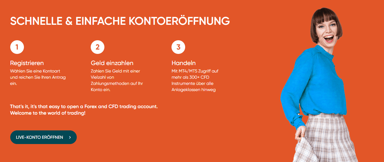 Vantage Kontoeröffnung