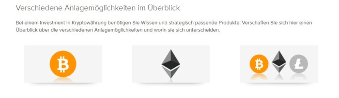 Möglichkeiten für Krypto-Investments gibt es bei der Consorsbank