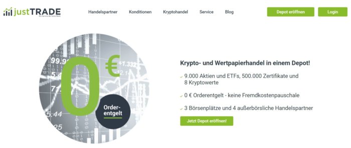 Drei neue Kryptowährungen bei justTRADE