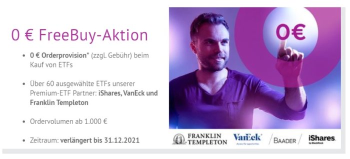 FreeBuy-Aktion der onvista bank