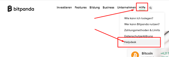 Bitpanda Support