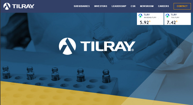 tilray aktie nasdaq