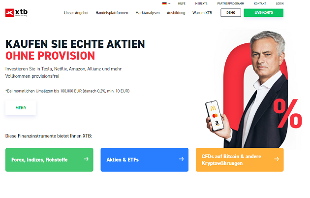 XTB Bitcoin traden